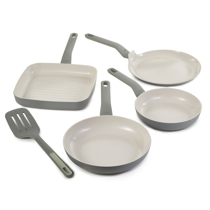 BergHOFF Leo Balance 5Pc Nonstick Ceramic Specialty Pan Set with Turner