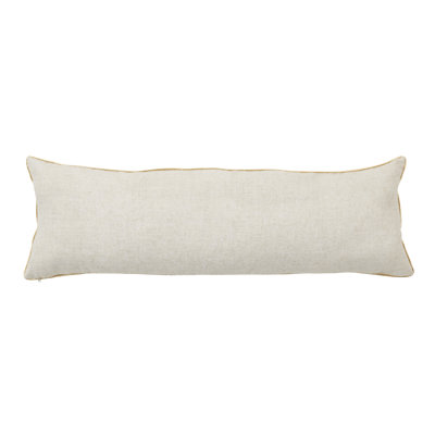 Embroidered Snow Flake Throw Pillow Cover
