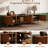 87'' TV Stand For Tvs Up To 90'' With 4 Cabinets