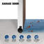10Ft Type D Rubber Garage Door Seal Durable Rubber Weatherstripping Suitable For Underground Garages And Bunkers