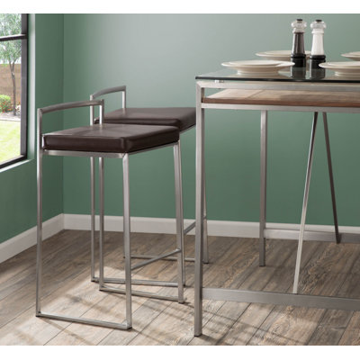 Ernestine Upholstered Counter Stool
