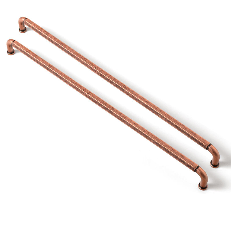 Ensemble de poignées de barre / poignée, Cuivre antique, 12 5/8"