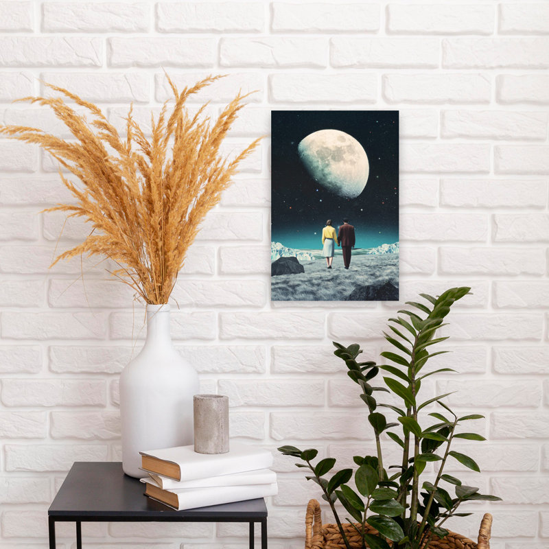 Contemporary Art Dreamy Romantic Surreal Landscape Nature Wall Art by Daniel Donocik - Wrapped Canvas Print