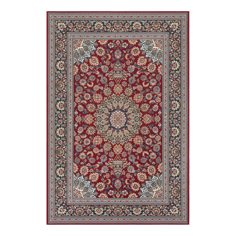 Indoor/Outdoor Traditional Area Rug, Rectangle 6'1" x 9'