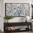 Navy Blue Abstract Flower Artwork Modern Boho Extra Large Pictures Framed Canvas Print Wall Art-107118075-111665900