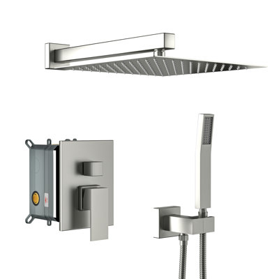 Luxueux système de douche à pluie à double fonction pour les salles de bain modernes