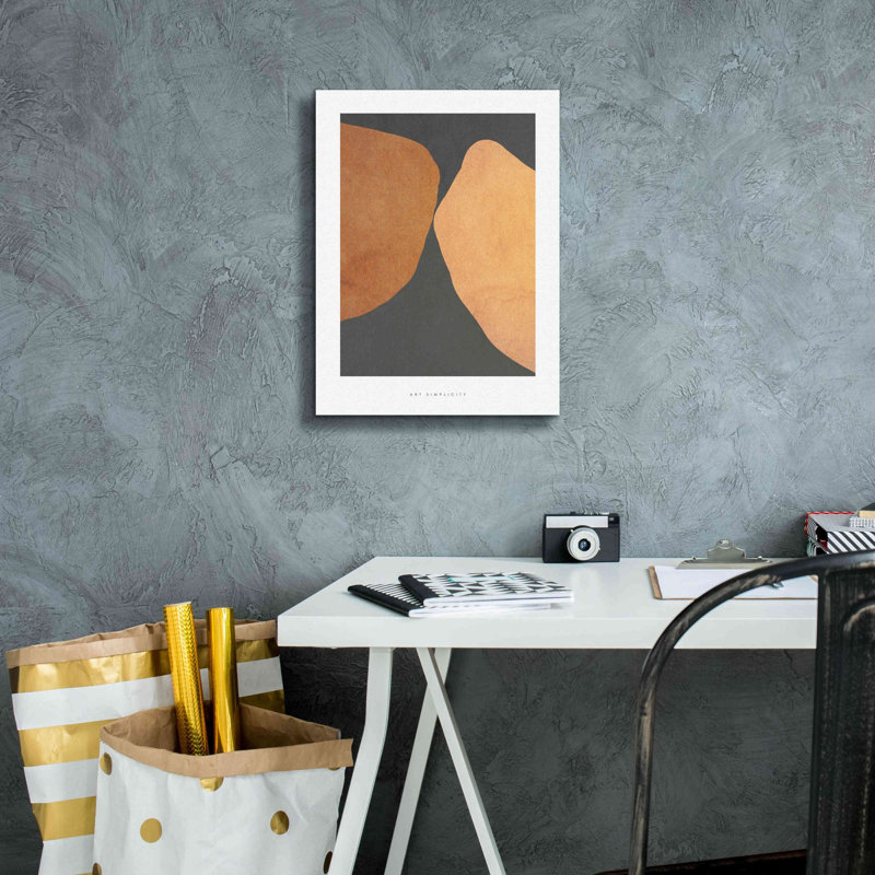 «Art Simplicity 4» par Design Fabrikken, estampe numérique sur toile, H 16 po x l 12 po x P 0,75 po