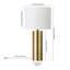 Mini-lampe de 16 po de hauteur avec abat-jour en tissu York / blanc York-1219377492