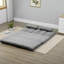 Canapé HOMcom, canapé-lit pliant, chaise longue d'invité avec 2 coussins, dossier et appui-tête réglables-413773168