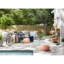 Canapé modulaire d'extérieur de 102 po de largeur, modulaire réversible résistant aux intempéries, coussins de dossier de 7 po, housses amovibles, canapé modulaire de patio large sans assemblage requis avec siège réversible entièrement assemblé et confortable,
