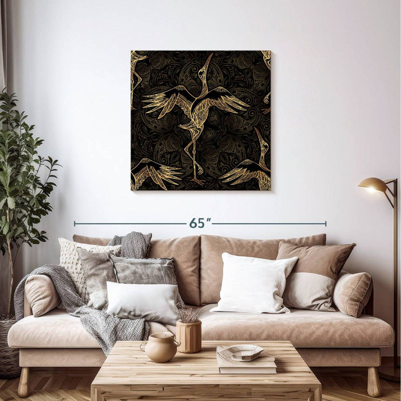 Crowle Crane, 36" H x 36" W