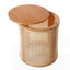 Table d'appoint en caoutchouc et bois massif
