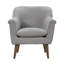Fauteuil surdimensionné en tissu tissé gris acier 31,5 "Shelby-129754589