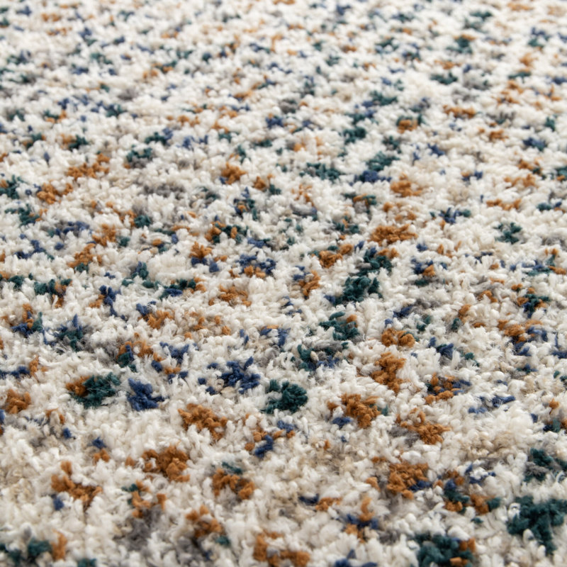 Burghilde Abstract Shag Area Rug, Rectangle 120 x 170cm