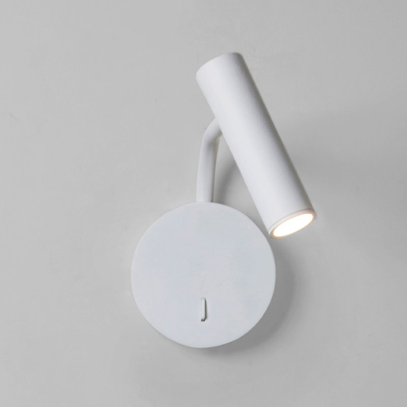 Enna 1 - Light LED Swing Arm, Matt White