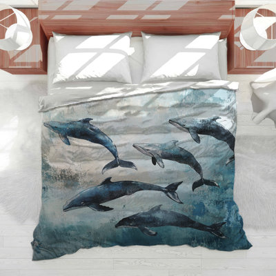 Édredon baleine avec literie pour animaux