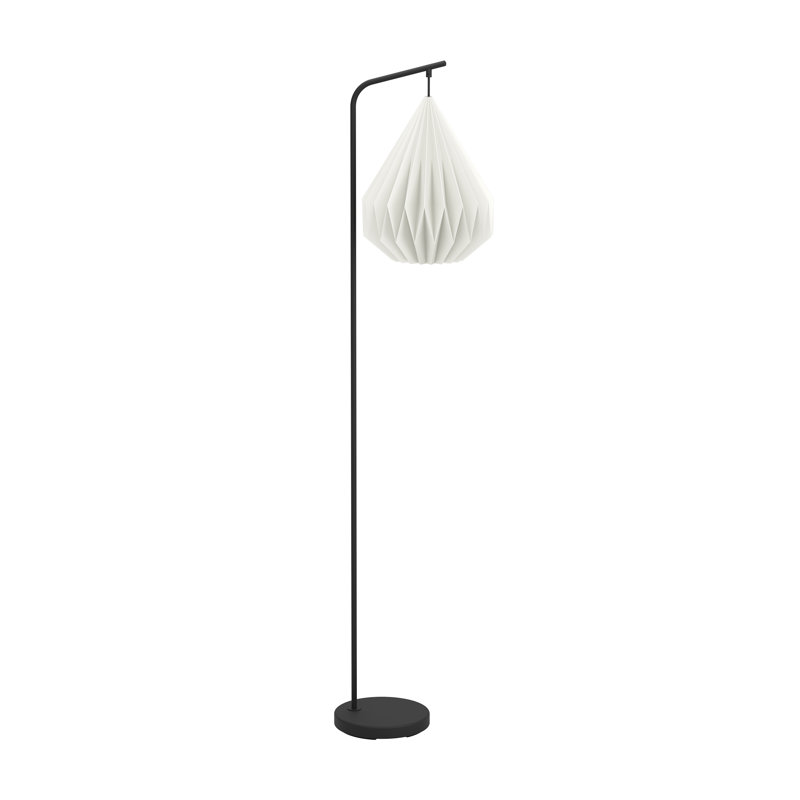 158.5cm Black Arched Floor Lamp