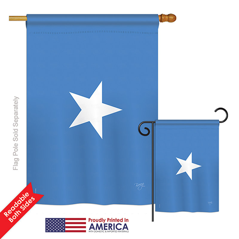 Drapeau de polyester vertical décoratif 2 côtés somalie of the world