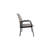 Faux Leather Ergonomic Armchair with Metal Base-766545639