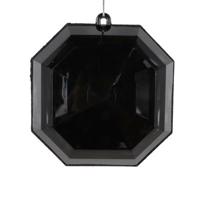 Vickerman 6" Square Jewel Glitter Ornament. Includes 2 pieces per bag.