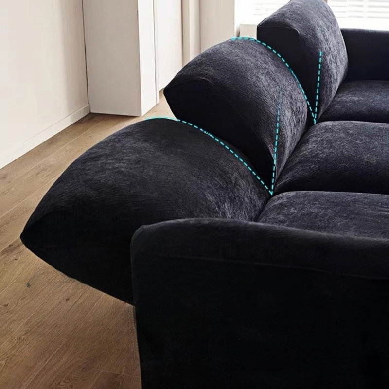 Petal-shaped Adjustable Chenille Fabric Sofa