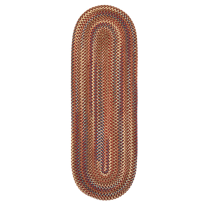 Tapis réversible Kipton - Rouille, Tapis de couloir 2 pi x 12 pi