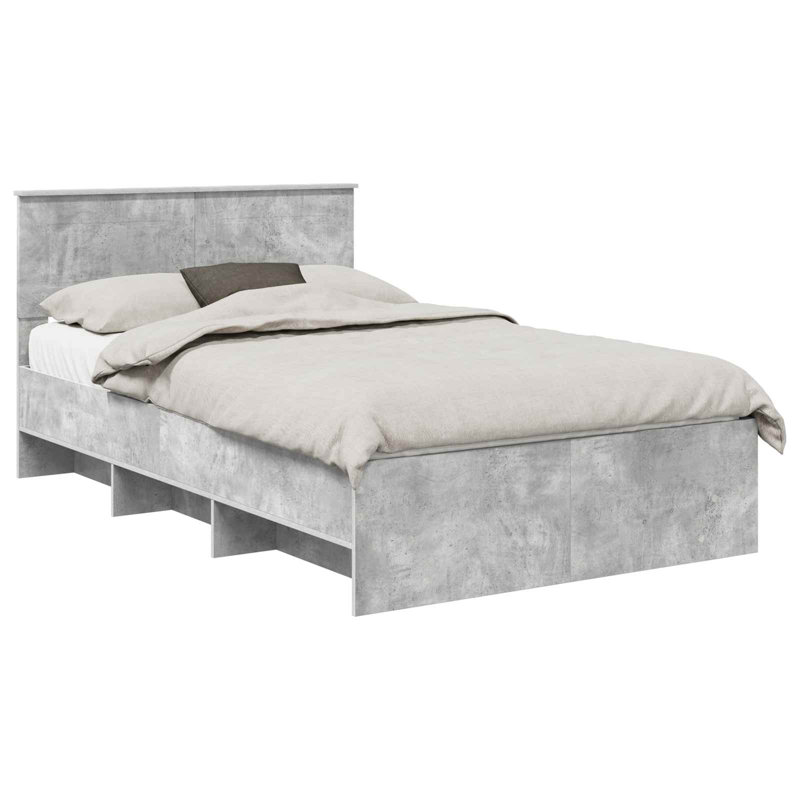 Bed, Double (4'6), Concrete Grey