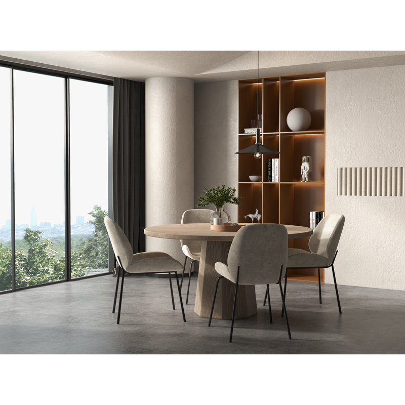 Kaia  Dining Table, Charcoal
