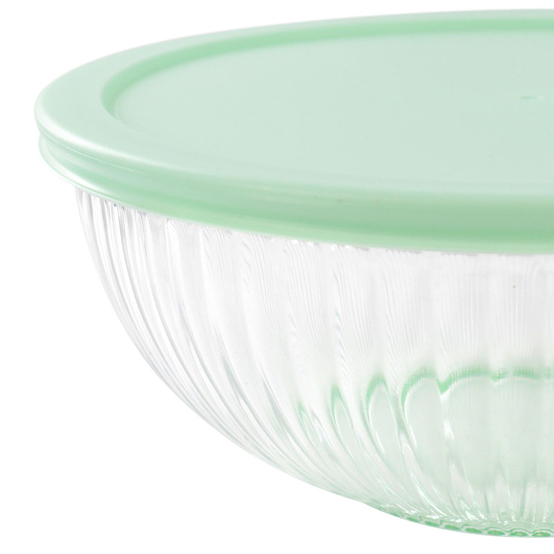 Glass Food Storage - Set of 2 Containers and 2 Lids