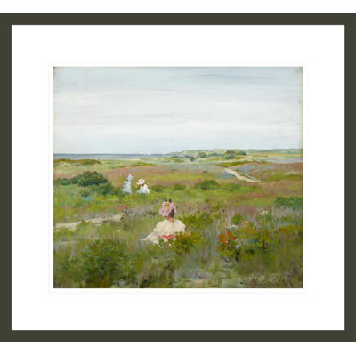 «Landscape: Shinnecock Long Island» par William Merritt Chase, impression giclée encadrée