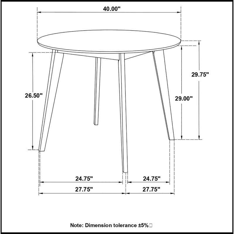 Table de salle à manger ronde blanche matte et naturelle