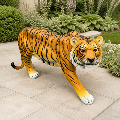 Walking Tiger Garden Statue