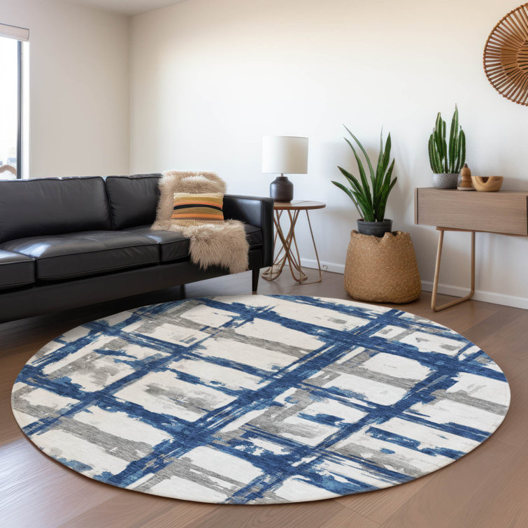 Mahaney Washable Striped Indoor / Outdoor Rug