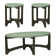 Fowey Oval Cocktail Table Set w/ Two End Tables