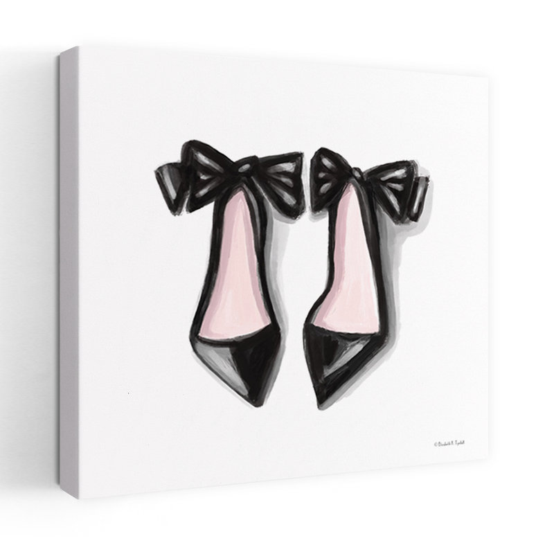 Chaussures habillées, art contemporain, H 24 po x l 24 po