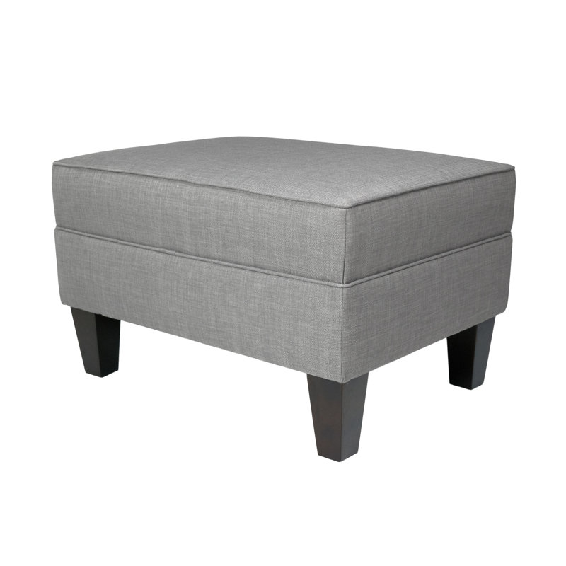 Culloden Upholstered Ottoman, Gray