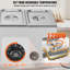 Chauffe-plat commercial commercial à 3 casseroles 17,4 pte Bain Marie