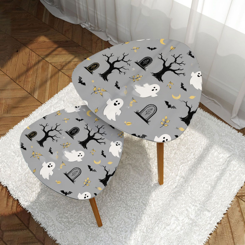 Ensemble de 2 tables gigognes Triangle