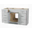 Meuble-lavabo simple 54 po avec base de tiroir Disar-111779177