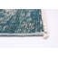 Tapis bleu foncé en laine noué à la main de conception unique nouvel âge 6 pi 4 po x 9 pi 7 po Zialan
