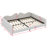 Upholstered Daybed With Cloud-Shaped Backrest-367239519-367239512