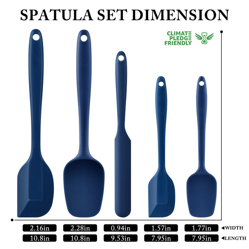 Maker Network 5 Utensil Set, Blue / White / Grey