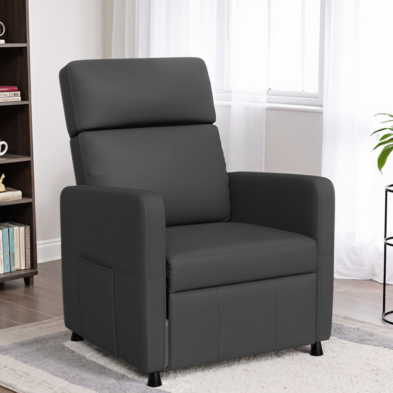 Upholstered Recliner with Adjustable Legrest and Backrest