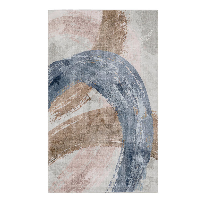 Abstract Indoor Rug, Rectangle 3' x 5'