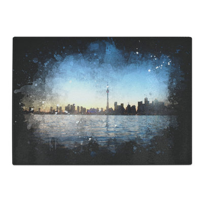 Toronto Skyline Chopping Board