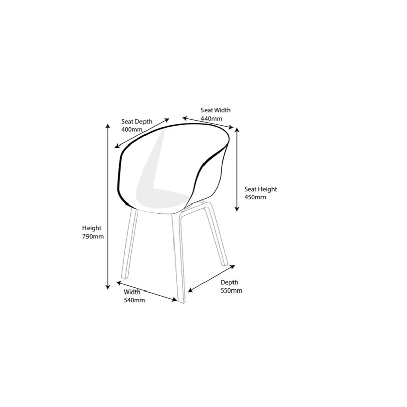 Sharron 45cm H Upholstered Low Back Armchair, White