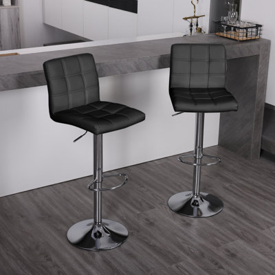 Tabouret de comptoir pivotant et réglable en hauteur 32,5 po Ludly