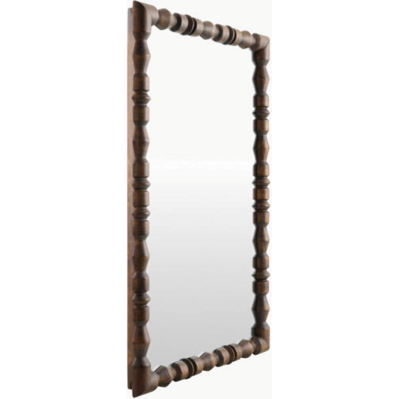 Miroir Elisaveta, Bois brun foncé, 40 po x 30 po