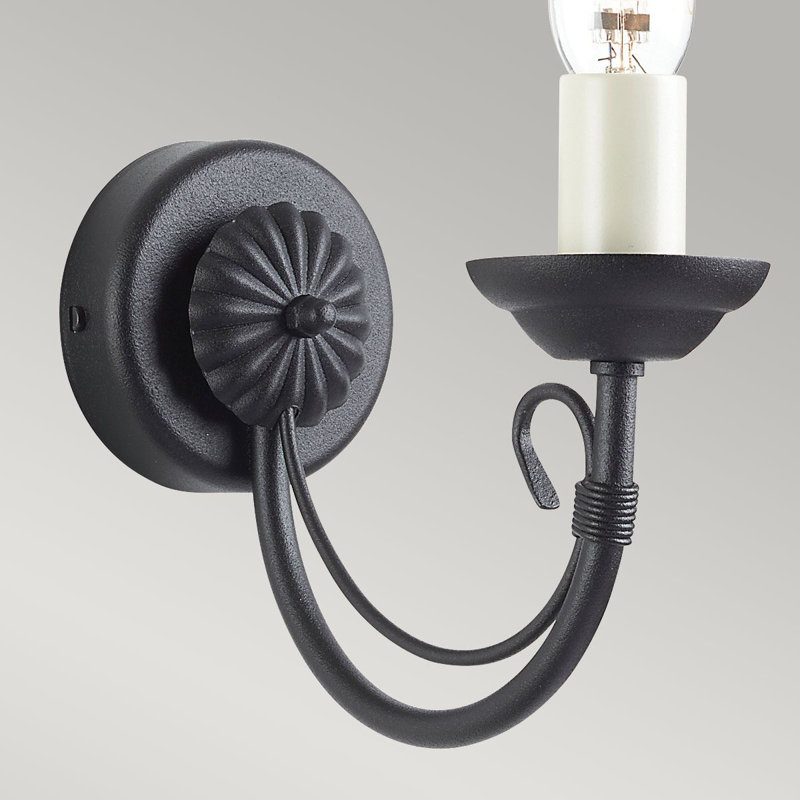 Elkmont Steel Candle Wall Light