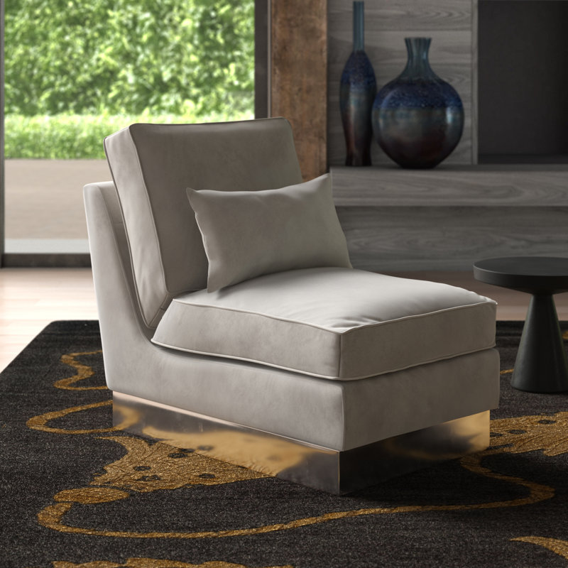 Oakland Leather Slipper Chair